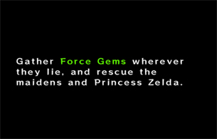 Gather Force Gems and rescue Princess Zelda