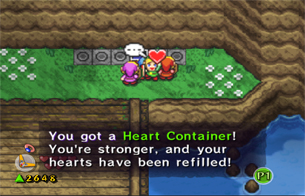 Grab the Heart Container