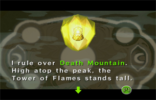 The Yellow Maiden rules over Death Mountain