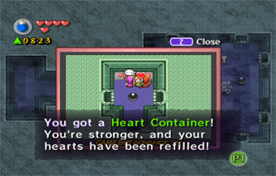 Open the chest for a Heart Container