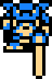 Sworded Blue Moblin sprite from Link's Awakening DX, Oracle of Seasons, and Oracle of Ages