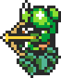 Side view of a Green Archer.