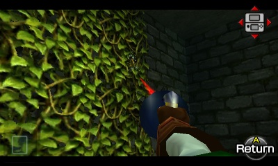 #50: In the first room, climb the vines on the right side. Use the Hookshot to defeat the Gold Skulltula.
