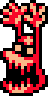 Red Camo Goblin sprite from Link's Awakening DX