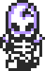 Blue Stalfos Sprite from A Link to the Past.