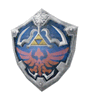 Hylian Shield (Twilight Princess): Ups Slash Resistance by 10. Can be used by Link, Zelda, Ganondorf and Toon Link.