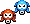 Red and Blue Octorok sprites from The Minish Cap