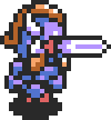 Sword Knight sprite from A Link to the Past