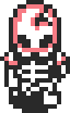 Red Stalfos Sprite from A Link to the Past.