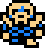 Blue Stalfos Sprite from Oracle of Seasons and Oracle of Ages.