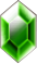 Green Rupee icon from Twilight Princess