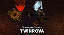 Sorceress Sisters TWINROVA title (N64)