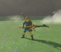 Link wielding a Captain II Spear