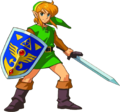 Link with the Fighter's Shield (GBA)