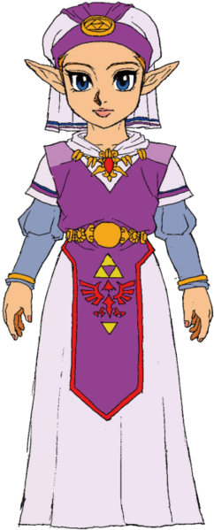 File:Child Zelda - OOT Turnaround front HH.png