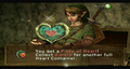Link collecting a Piece of Heart in the Forest Temple