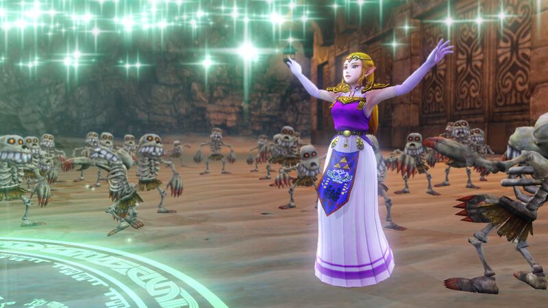 File:Hyrule Warriors Screenshot Zelda Ocarina of Time Costume Magic.jpg