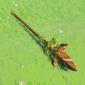 Breath of the Wild Hyrule Compendium picture of a Forest Dweller's Spear.