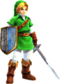 Link Kokiri Tunic costume from Hyrule Warriors (originally DLC, unlockable in Hyrule Warriors Legends & Hyrule Warriors: Definitive Edition)