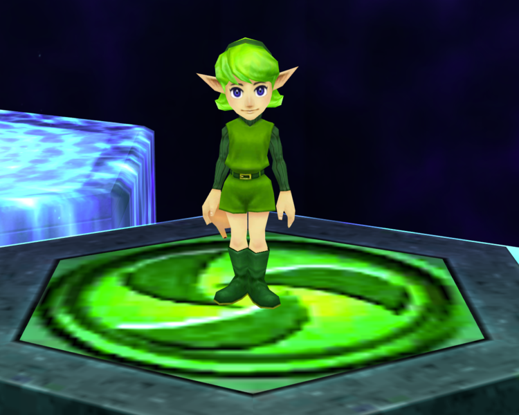 File:Sage of Forest Saria - OOT3D.png