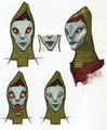 Official artwork of Zant's face from Hyrule Historia