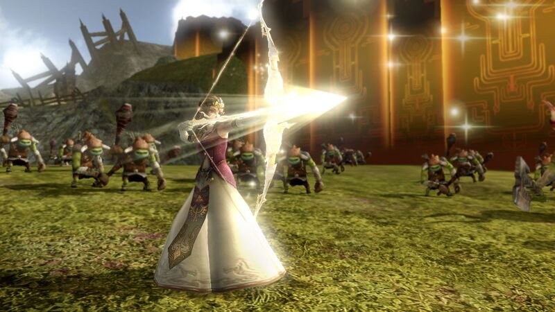 File:Hyrule Warriors Screenshot Zelda Twilight Princess Costume Light Arrow.jpg