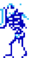 Blue Stalfos Sprite from The Adventure of Link.