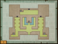 Hyrule Castle 1st Floor Map from Spirit Tracks.
