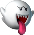 Artwork of Boo from the Mario series