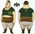 Concept art of Dovos from Hyrule Historia