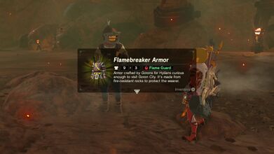 Acquire the Flamebreaker Armor.