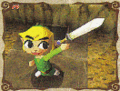Link receiving Oshus's Sword