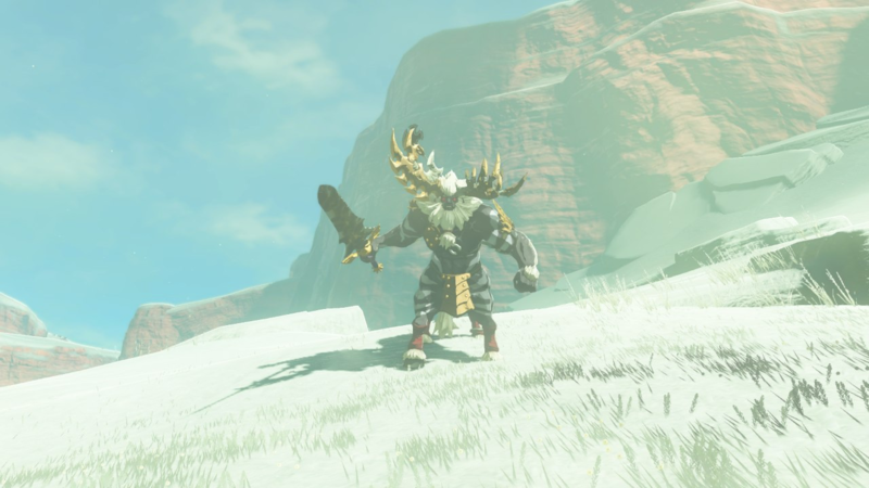 File:White-Maned Lynel - TotK Compendium Full.png