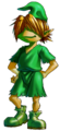 Official artwork of a Kokiri from Ocarina of Time