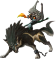Wolf Link and Midna from Twilight Princess