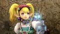 Agitha with a butterfly in Hyrule Warriors
