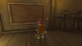 Examine the canvas at the Tabantha Bridge Stable to begin the quest