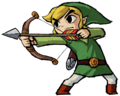 Link with the Bow from The Wind Waker
