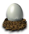 Pocket Egg art from Ocarina of Time