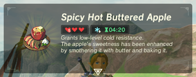 Spicy Hot Buttered Apple