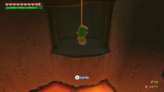 In the room north of the main chamber, use the Grappling Hook to swing across
