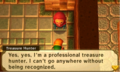 The Treasure Hunter telling Link he is a professional