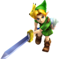 Artwork of Link with the Kokiri Sword in Hyrule Warriors