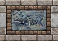 The Wind Fish mural in Link's Awakening for Nintendo Switch
