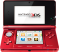 Flame Red Nintendo 3DS