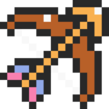 Bow knocked with arrow sprite from A Link to the Past
