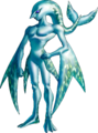Artwork of a Zora from Ocarina of Time