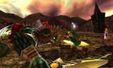 Ganon defeated (Ocarina of Time 3D)