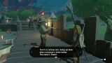 Link talking to Thadd in Tears of the Kingdom
