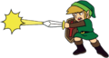 Link firing a Sword Beam from the Sword
